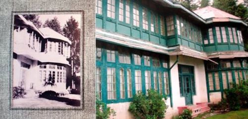 Description: The Dalhousie house - then and now