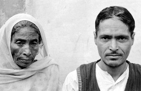 Description: Lal Singh Dil & his mother Chinti. Samrala. Nov 1978. By Amarjit Chandan.jpg