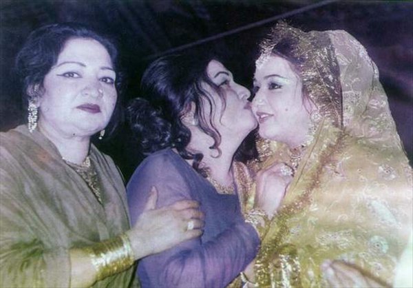 Description: Noor Jehan kisses her daughter on her wedding day
