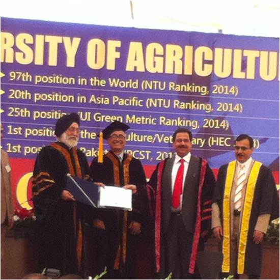 Description: Description: Manohar Singh Gill at University of Agriculture, Faisalabad