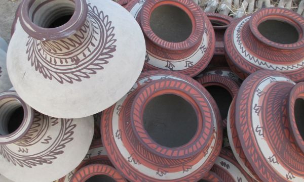 Description: Traditional clay pots. — Hanif Samoon