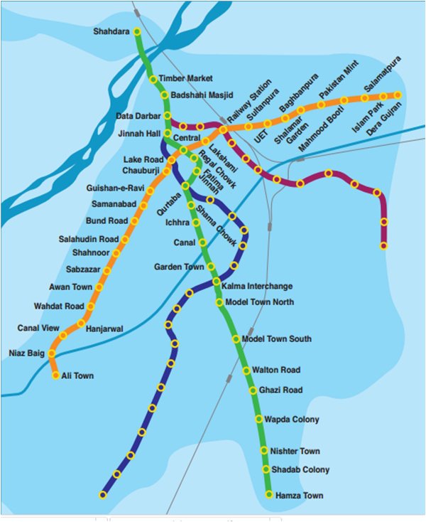 Description: The Orange Line Metro route