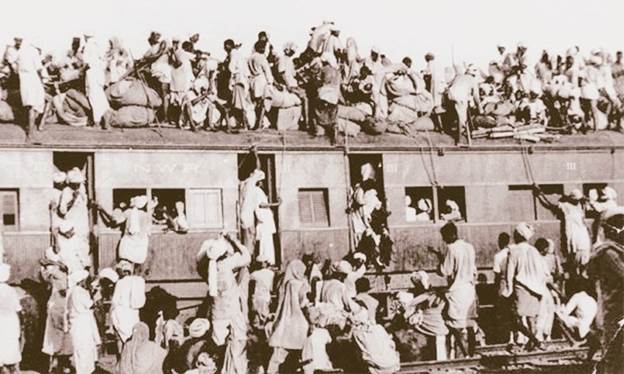 Description: The trains brought thousands to Pakistan.