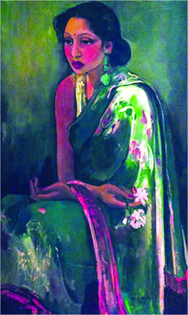 Description: 'Sumair' - Amrita Sher-Gil - 1936