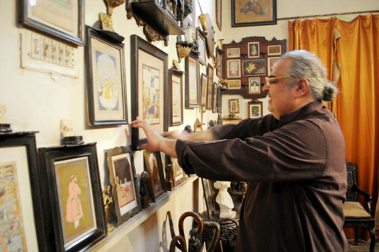 Description: Faqir Syed Saifuddin, the curator of this unique collection