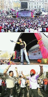 Baisakhi time at Trafalgar Square