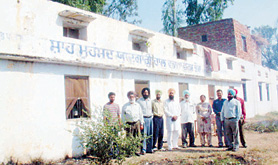 A school hall , named after the poet, at Wadala Veeram village near Amritsar.