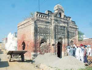 An old mosque in the ancestral village of poet Shah Mohammad.
