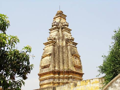 Description: The shikara of Mohra Bhatta Temple.
