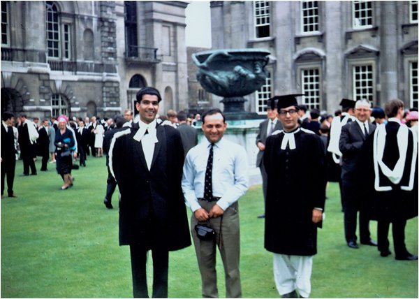 Description: Graduation at Cambridge in 1967