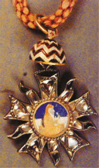 Order of Merit presented to Lord Auckland by Maharaja Ranjit Singh in 1838