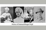 Photos of shaheed Bhagat Singh