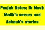 Punjab Notes: Dr Nasir Malik’s verses and Aakash’s stories